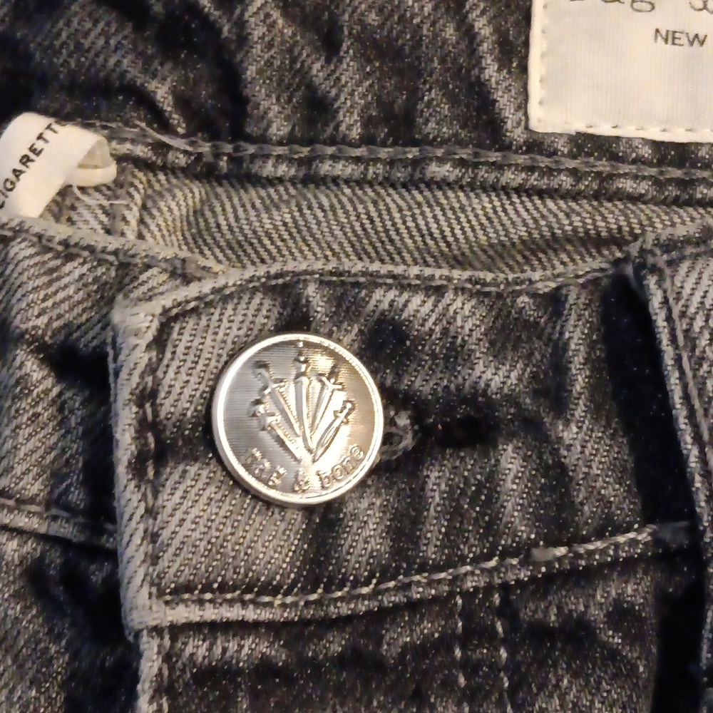 $255 Rag & Bone New York Nina High-Rise Ankle Cigarette Jeans - Picture 10 of 13